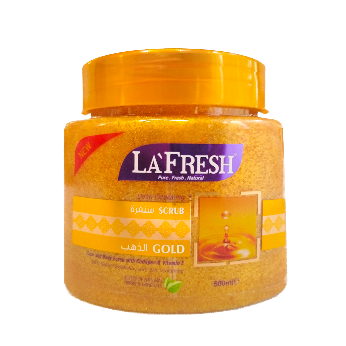 La-Fresh Gold Scrub 500ml