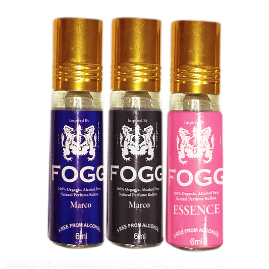 FOGG Marco and Essence 6ml Roll on 3pcs Pack