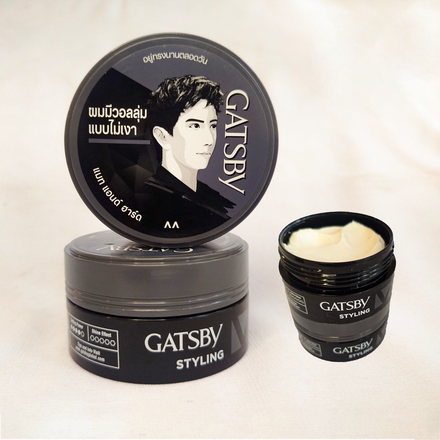 Gatsby Hair Styling Wax for strong styling - 75g