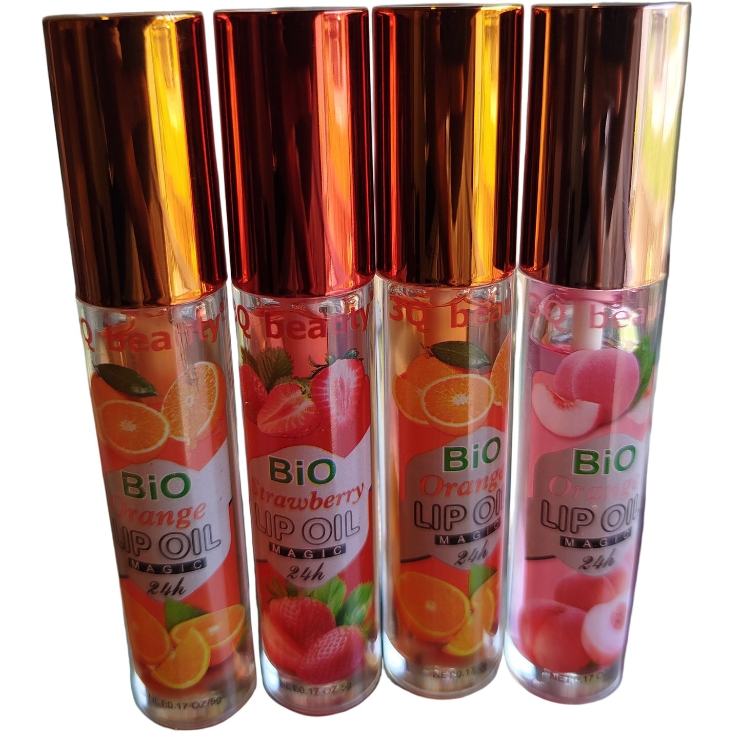 3Q Beauty BIO Lip Oil Strawberry and Orange 24hr Magic