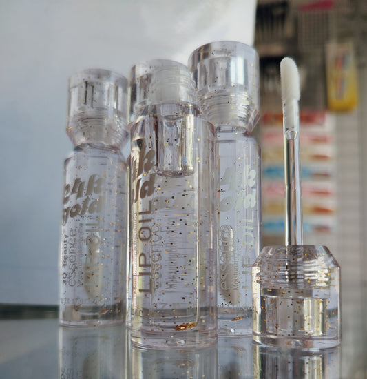 3Q Beauty 24K Gold Essence Moisturizer and Repairing Lip Oil